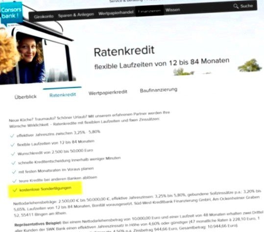 Loan comparison: Consorsbank installment loan vs. netbank installment loan