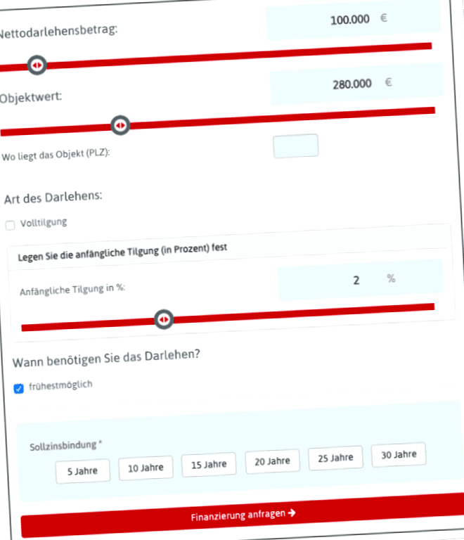 Compare interest rates with personal finance data